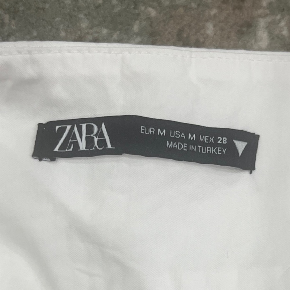 Zara White Strapless Top - Picture 4 of 4